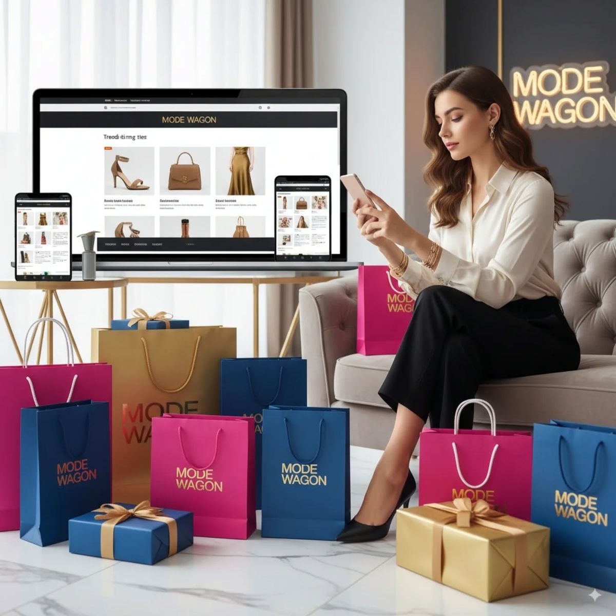 اكتشاف المتاجر